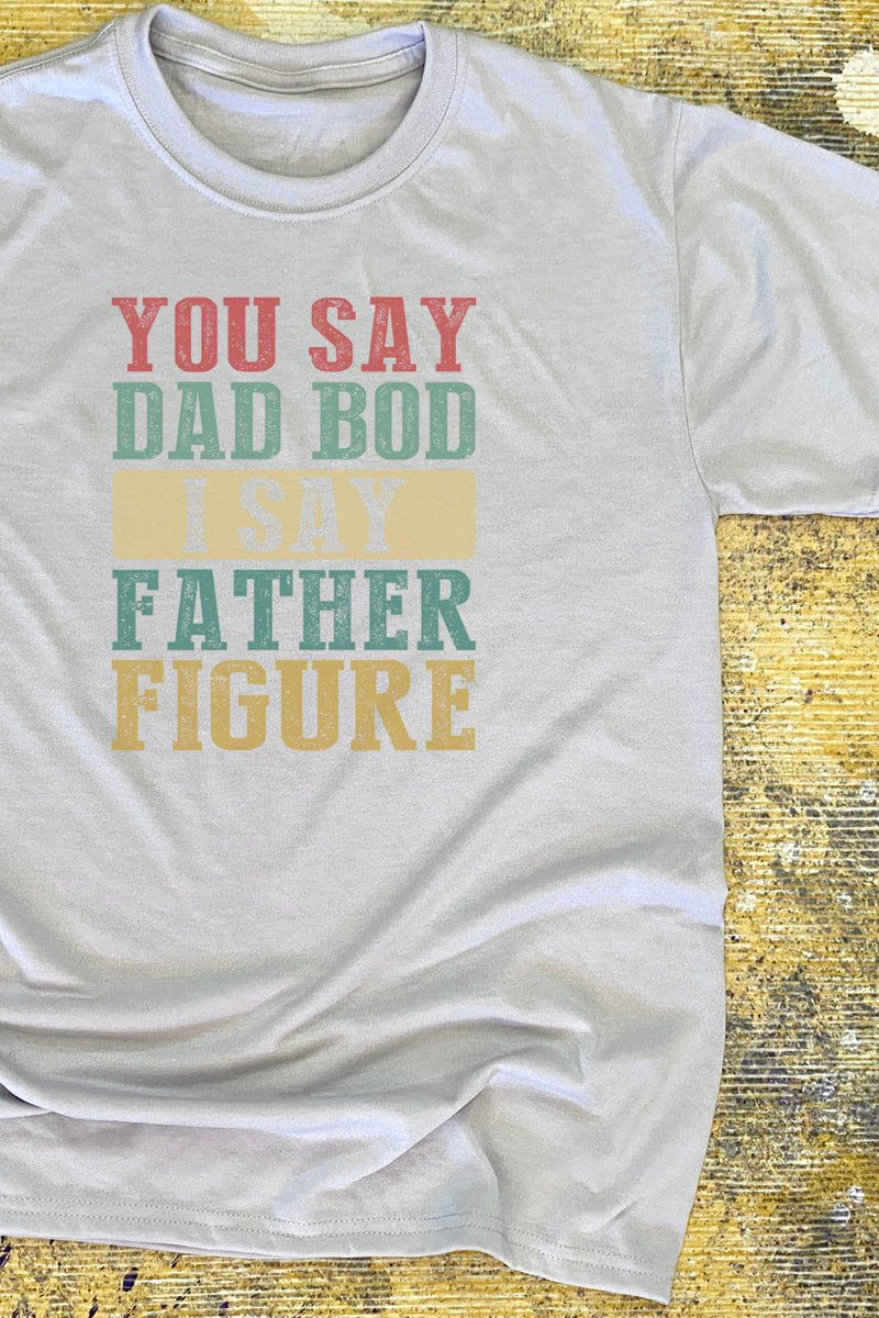 Unisex Dad Bod Father Figure Dri-Power Moisture-Wicking Poly Short Sleeve Tee