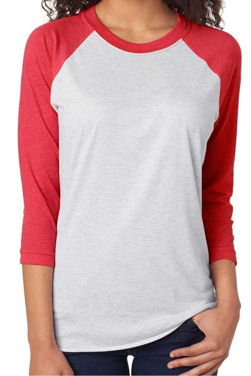 Deeply Blessed and Highly Favored Unisex Tri - Blend 3/4 Raglan Graphic T - Shirt