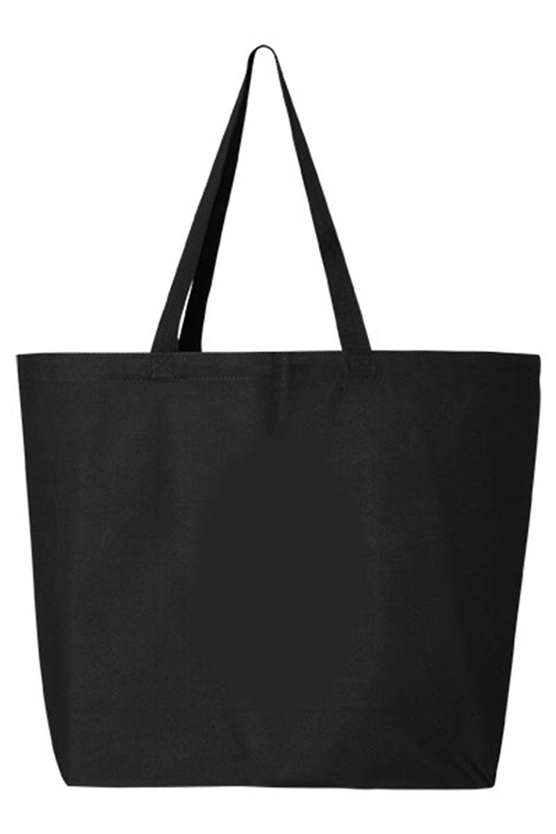Adorable Floral Bow Design Canvas Extra - Large Tote Bag for Everyday Use