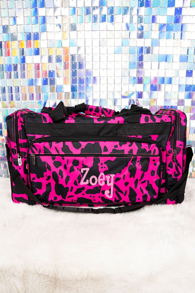 NGIL Striking Hot Pink Travel Duffle Bag Ideal for Short Journeys - Size 23