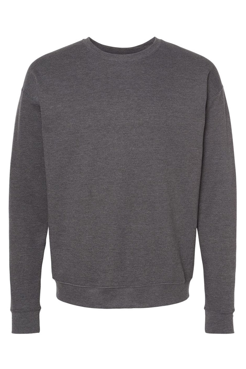 Unisex Auburn Textured Vinyl Soft Fleece Graphic Crewneck