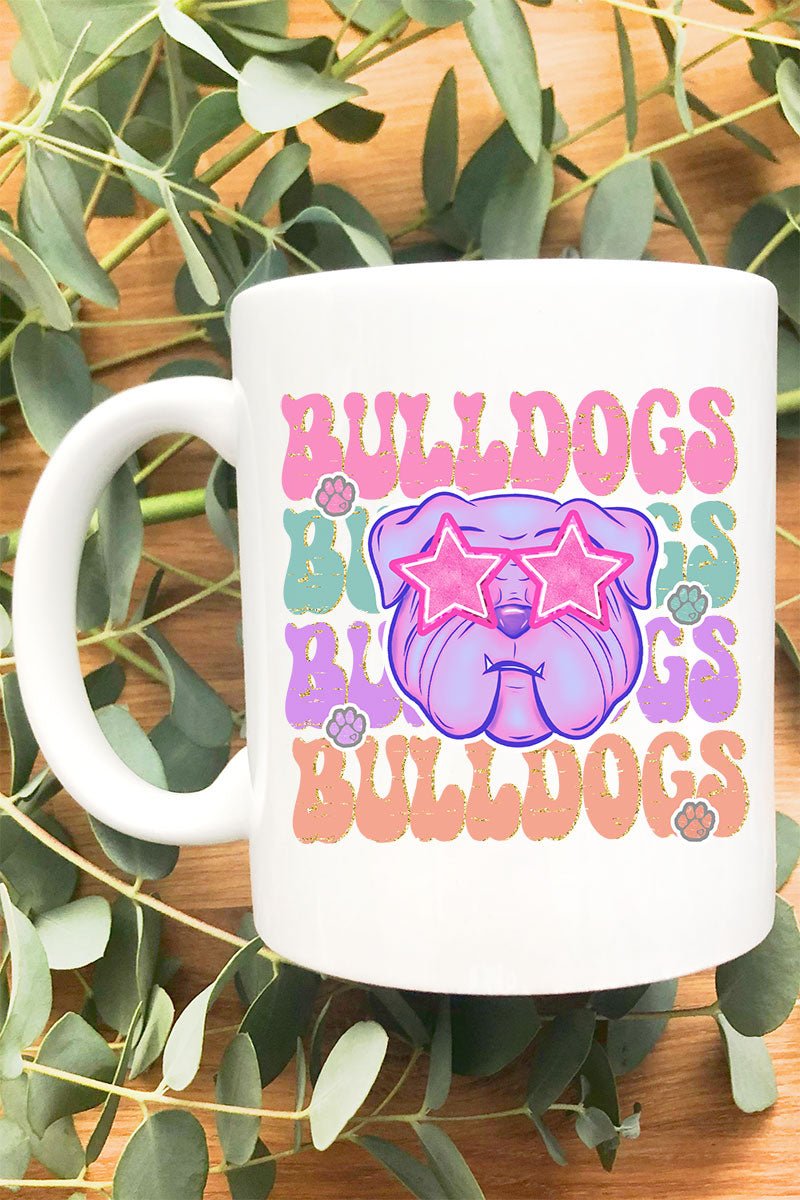 Bulldogs Spirit Sublimation-Coated Ceramic Mug for Beverages, 11 oz or 15 oz