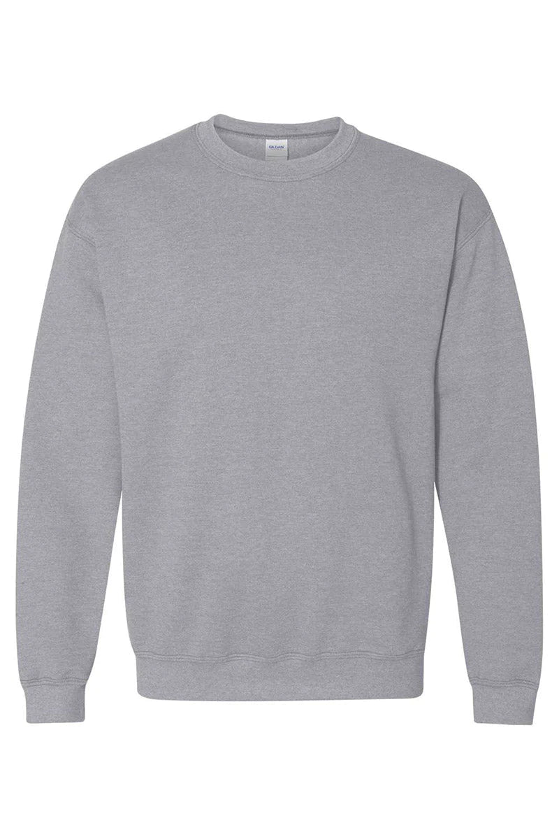 Heavy-weight Crew Beanie Softball Sweatshirt with Happy Face Design