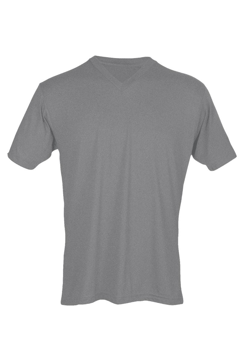 Unisex Polyester - Rich Blend Floral Graphic V - Neck Soccer Mom T - Shirt