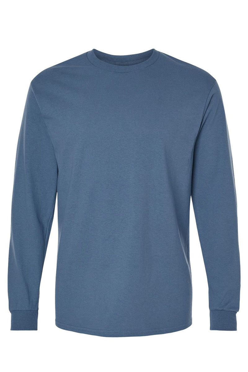 Adult Heavy Cotton Long Sleeve T-Shirt for Freezing Season