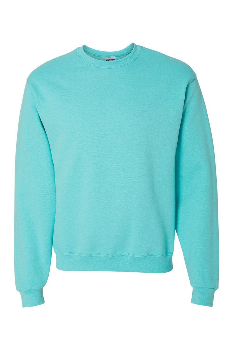Unisex NuBlend Crew Sweatshirt with Faux Embroidery Candy Hearts Transfer