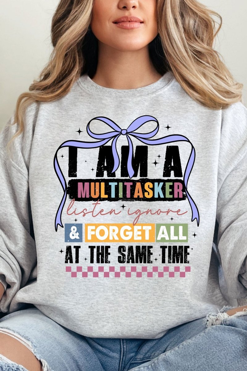 Unisex NuBlend Crew Multitasking Graphic Sweatshirt for All-Day Coziness