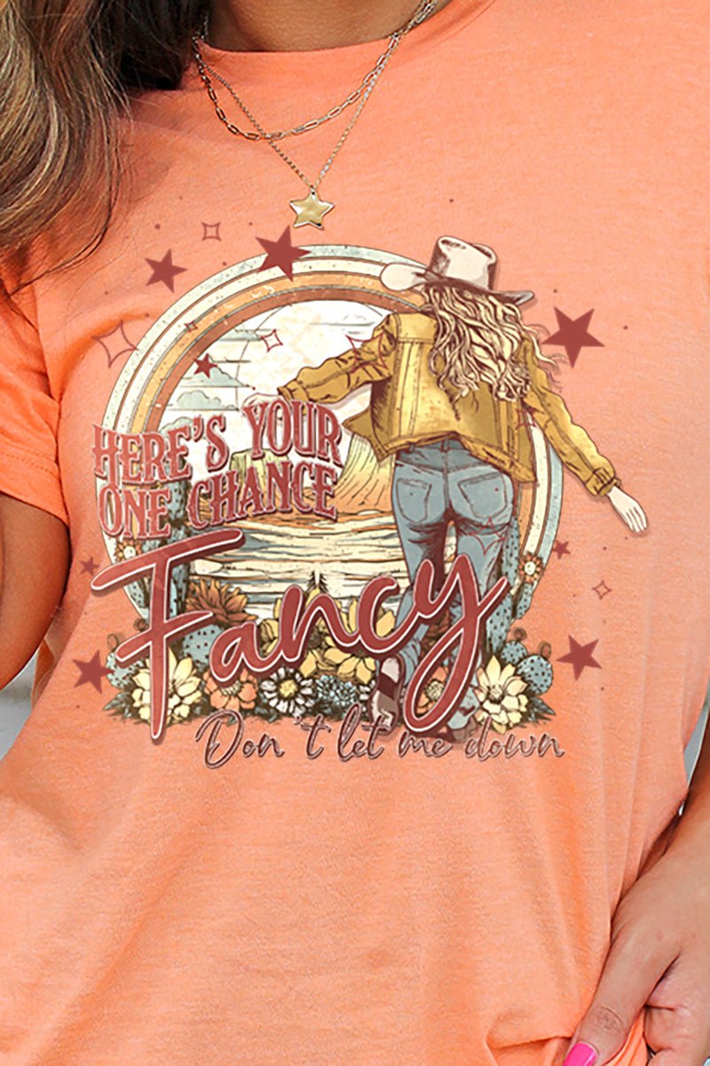 Stylish Unisex Blend Graphic T-Shirt - Fancy 'Don't Let Me Down' Design