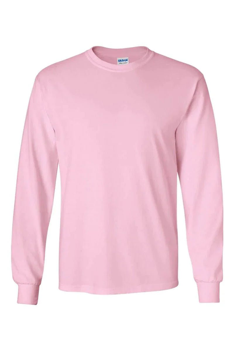 Adult Heavy Cotton Long Sleeve T-Shirt for Freezing Season