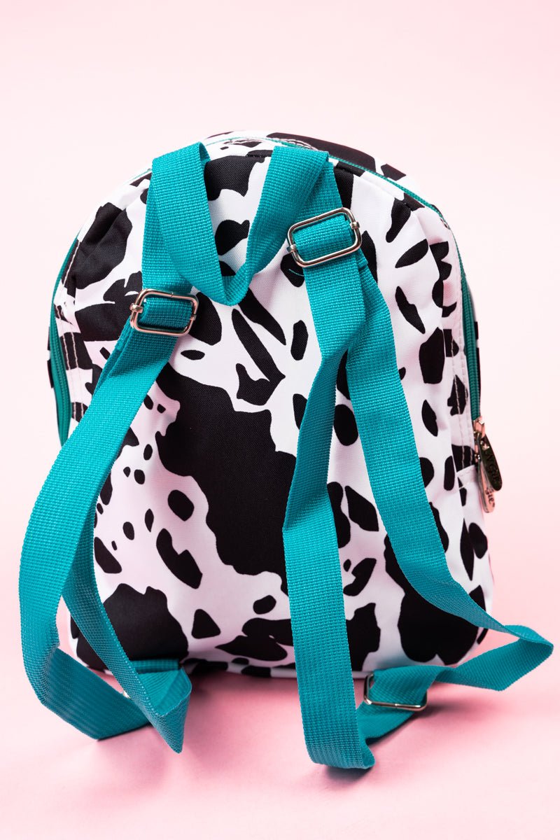 Small Turquoise Trimmed NGIL Deja Moo Backpack for On - the - go