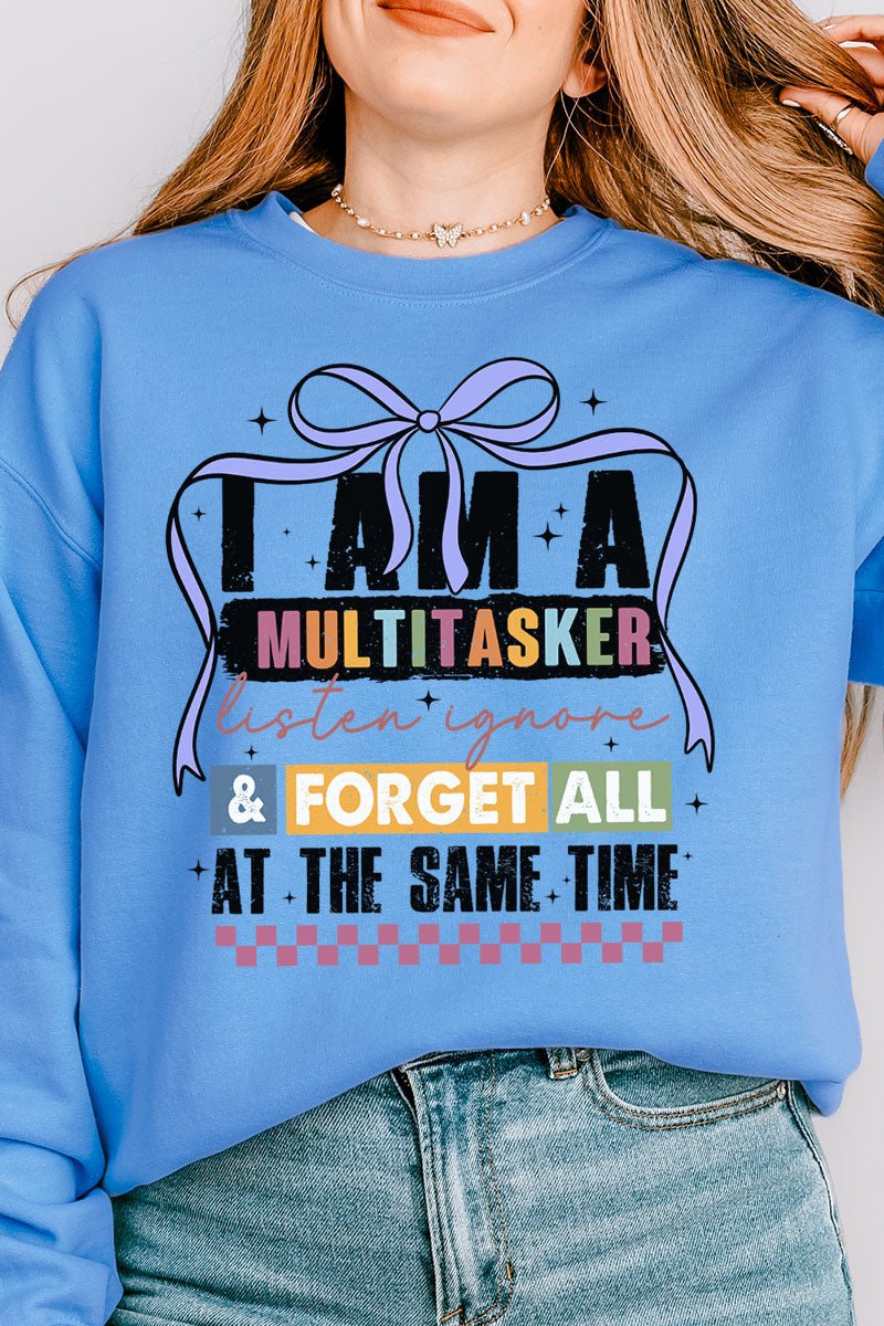 Unisex NuBlend Crew Multitasking Graphic Sweatshirt for All-Day Coziness