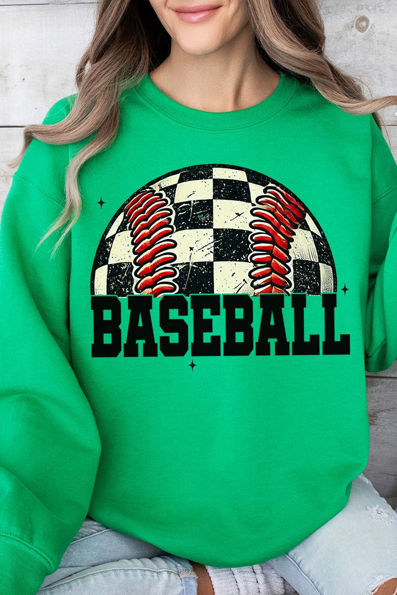 Heavy-weight Unisex Fastball Fever Crew Sweatshirt for Everyday Comfort