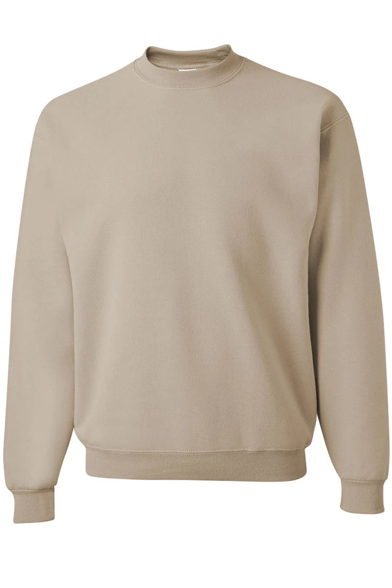 Unisex NuBlend Crew Faux Sequin Merry And Bright Heat-Transfer Graphic Sweatshirt
