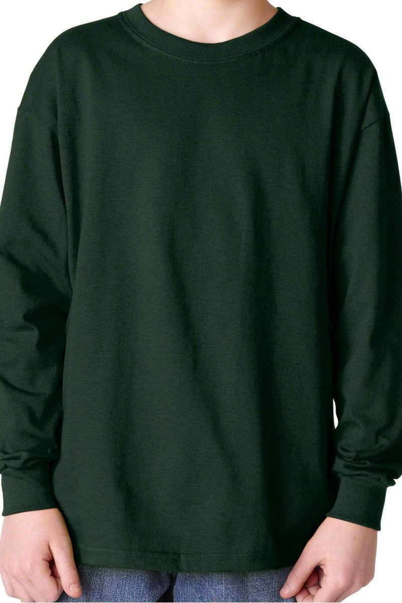 Gildan Youth Relaxed Long Sleeve Casual T-Shirt - Select Your Preferred Color