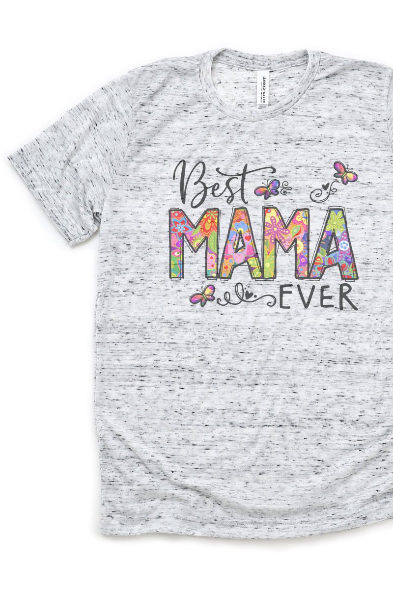 Best Floral Short Sleeve Unisex T-Shirt for Moms