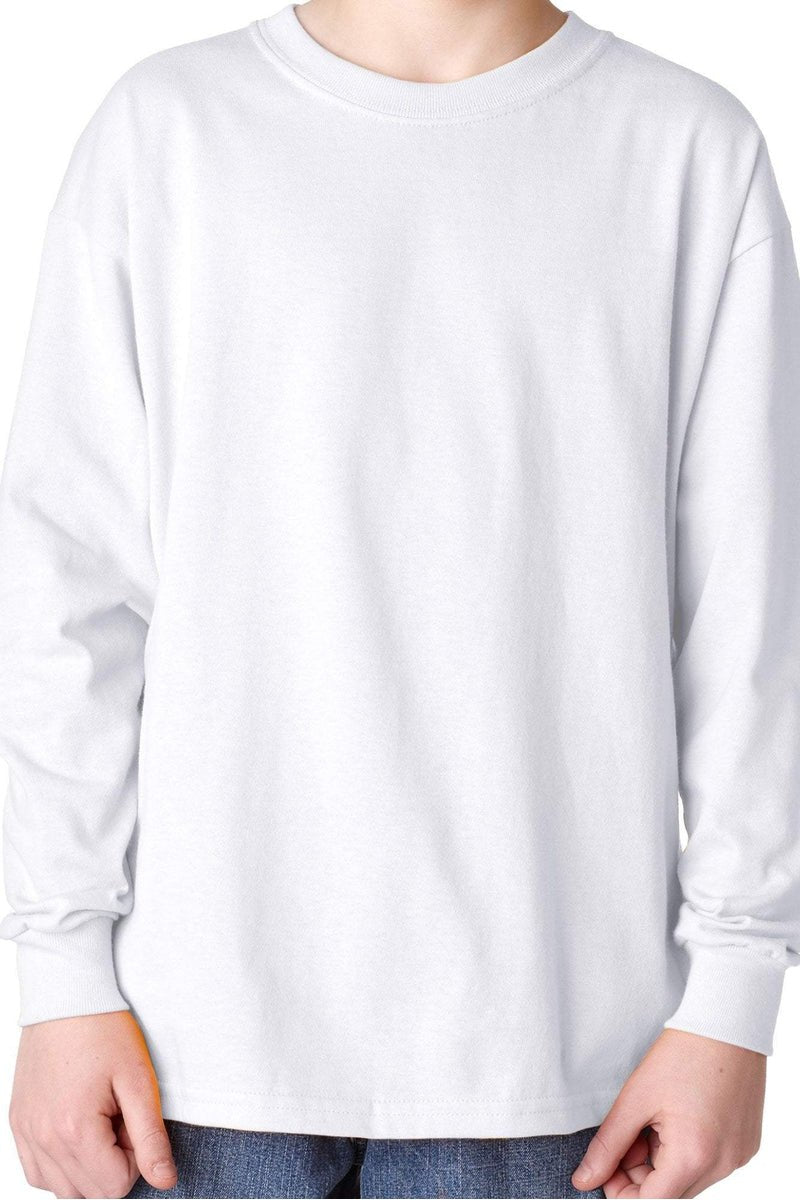 Gildan Youth Relaxed Long Sleeve Casual T-Shirt - Select Your Preferred Color