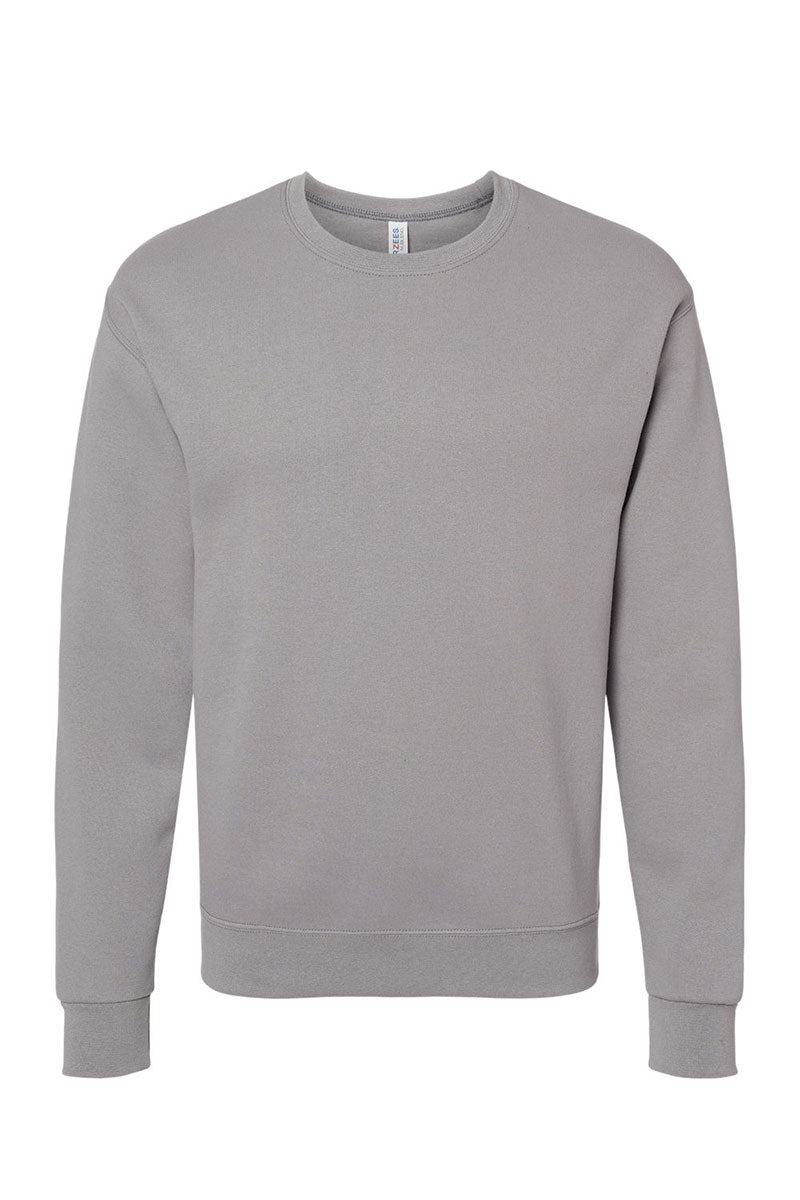 Unisex NuBlend Crew Sweatshirt with Faux Patchwork Paw Design