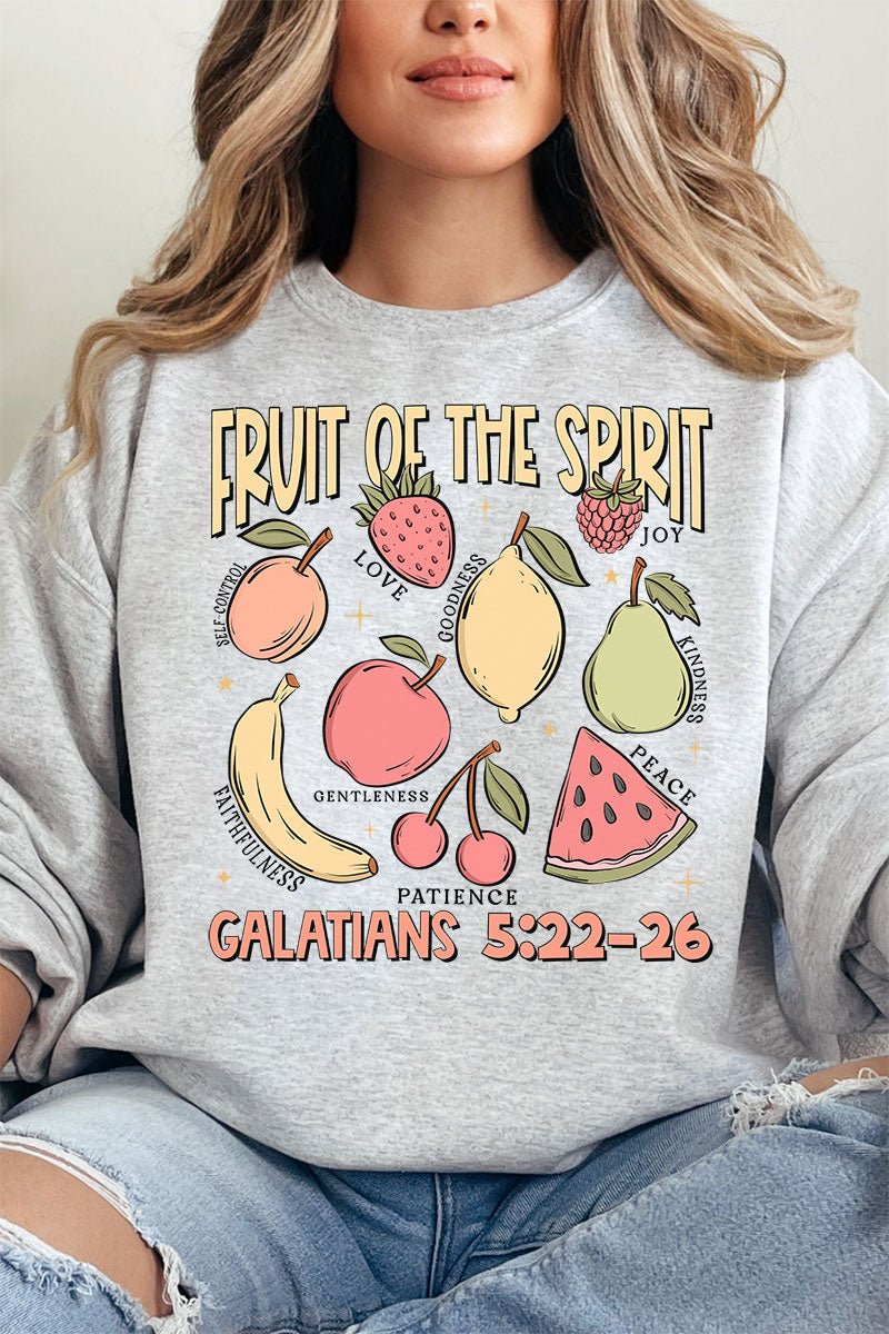 Spiritual Fruit Themed Unisex NuBlend Crew Style Sweatshirt for Comfort and Warmth