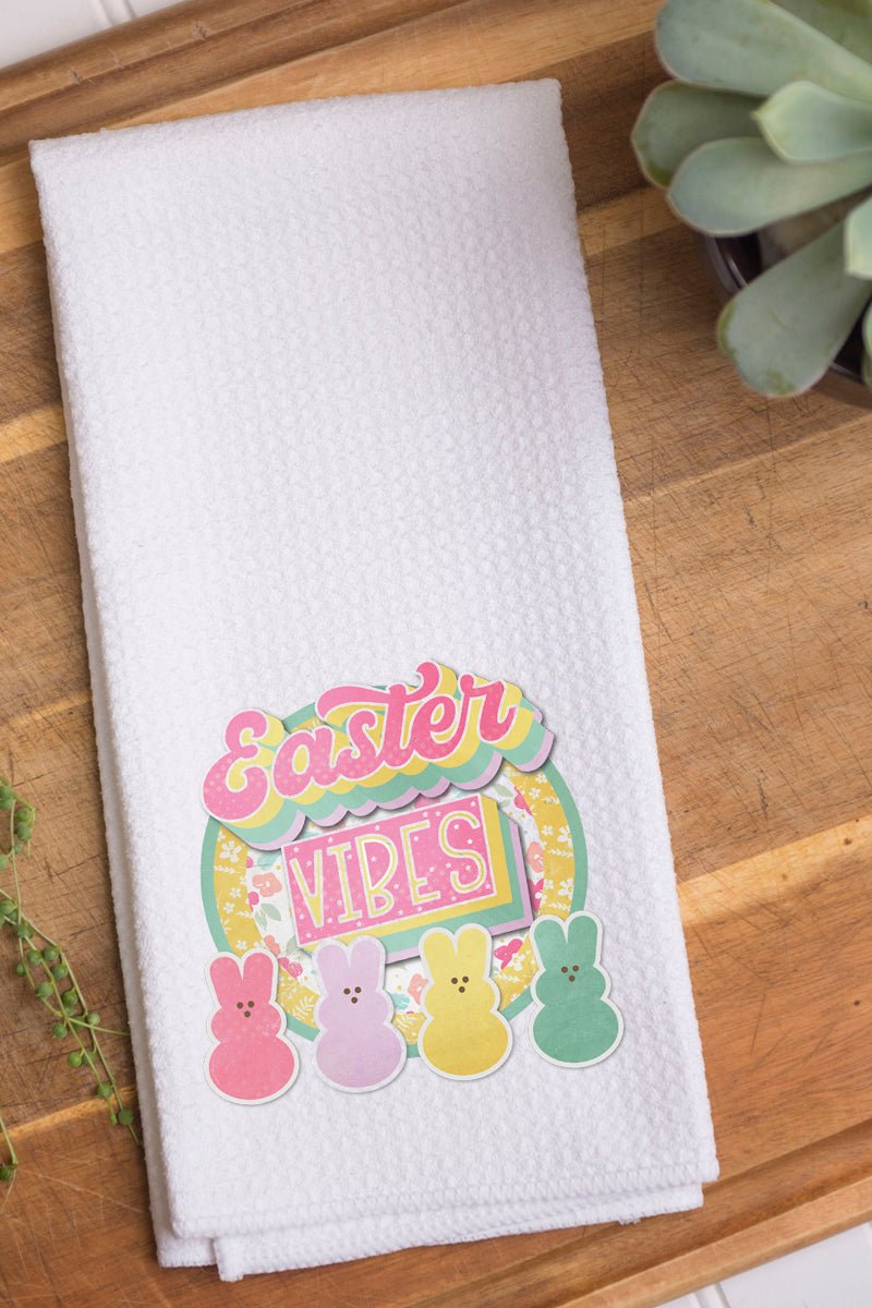 Easter - Inspired Waffle - Texture Kitchen & Bathroom Tea Towel