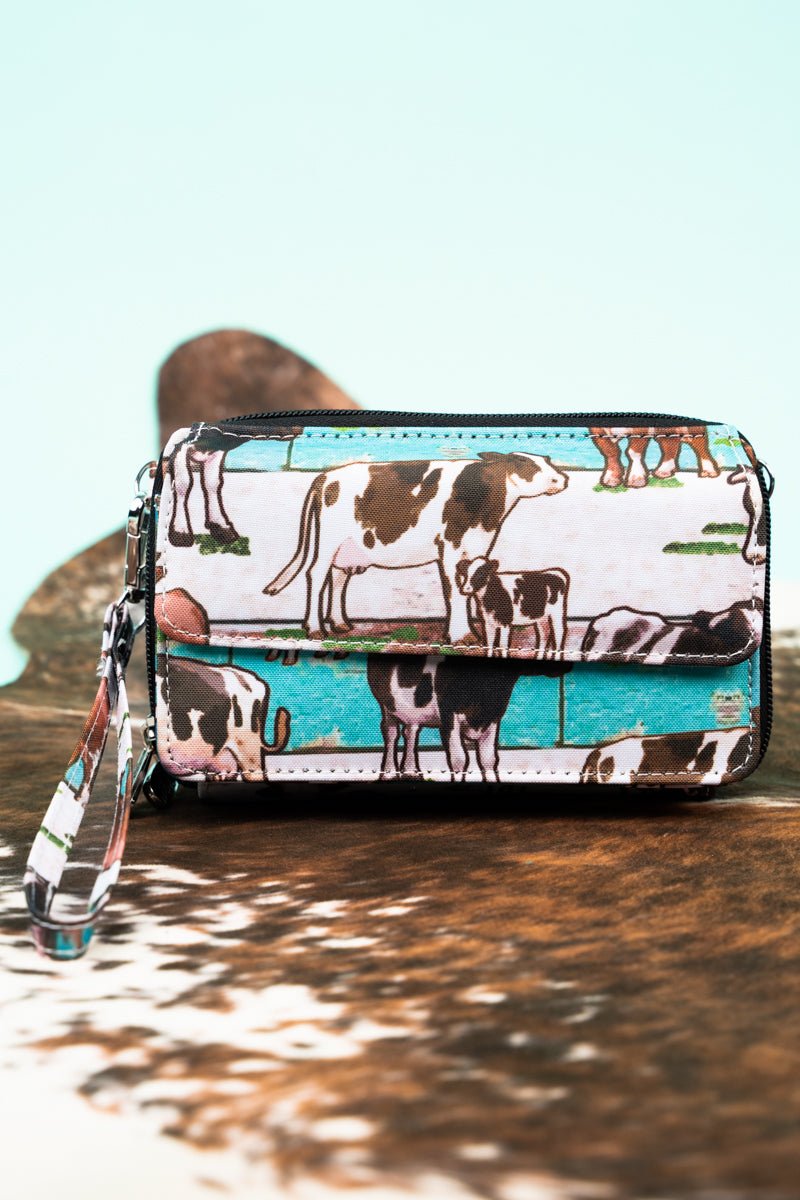 NGIL Have You Herd Versatile Crossbody Organizer Clutch Wallet