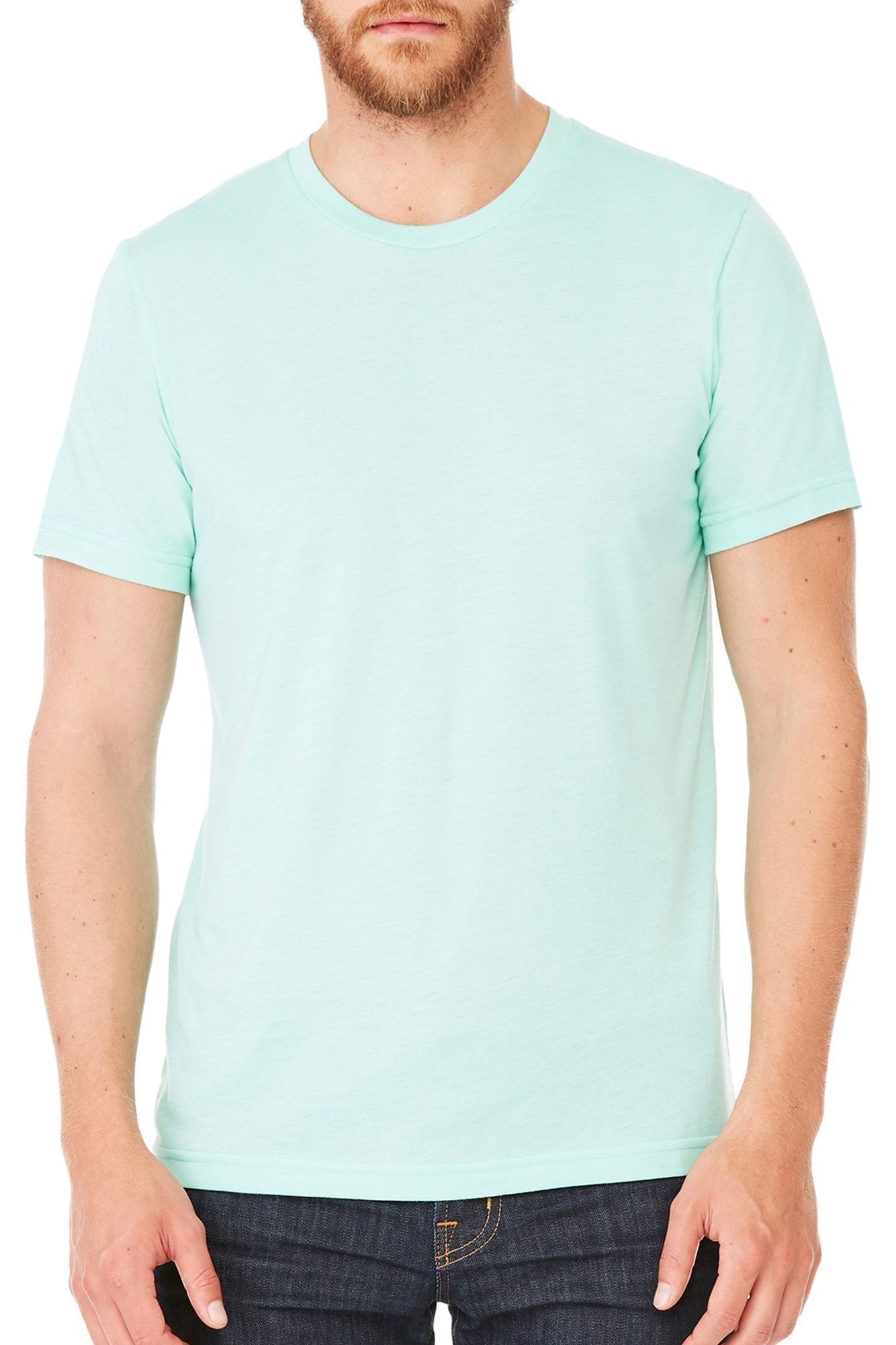 Vintage-Look Floral Cow Tri-Blend Unisex Short Sleeve T-Shirt