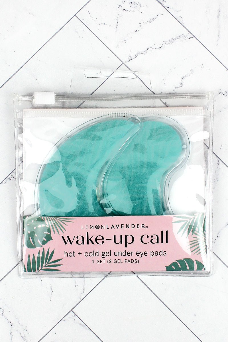 Lemon Lavender Mint Gel Under Eye Pads for Soothing Wake - Up