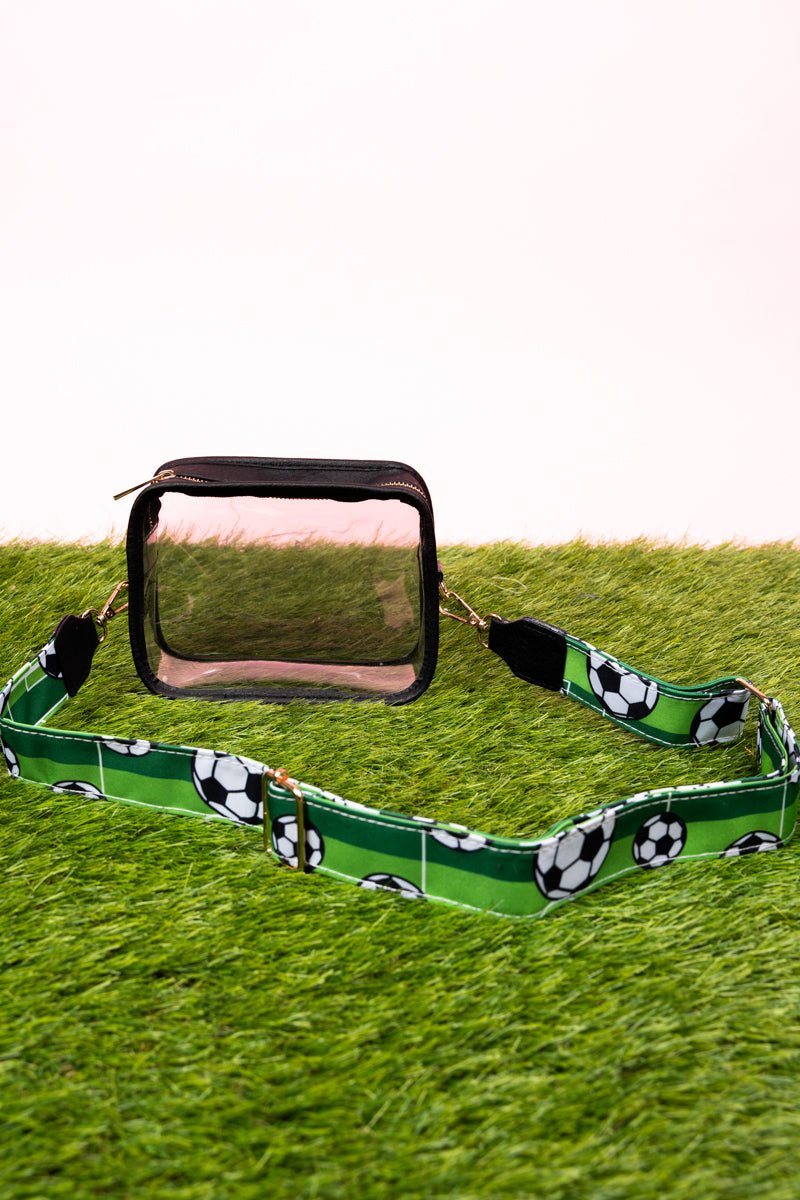 NGIL Transparent Stadium Clear Bag with Fun-Printed Strap for All Your Adventures