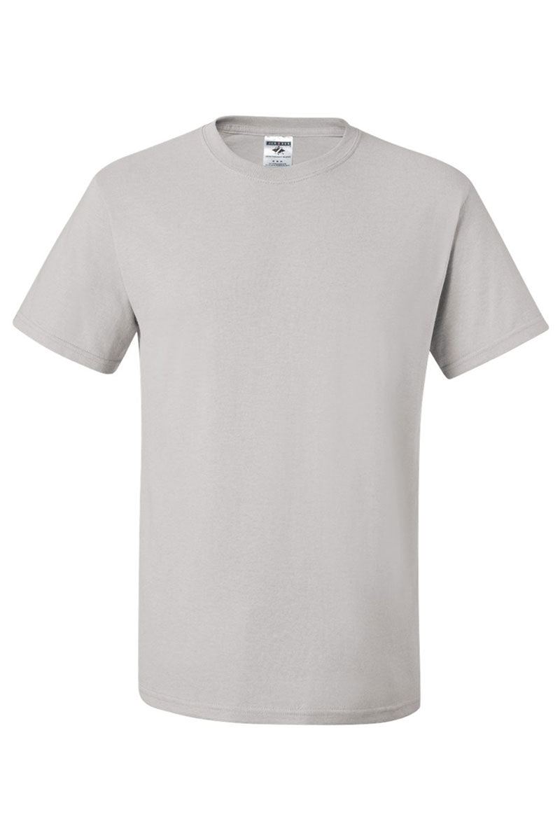 Moisture-Wicking 50/50 Cotton/Polyester Arched Leopard Print Short Sleeve Tee