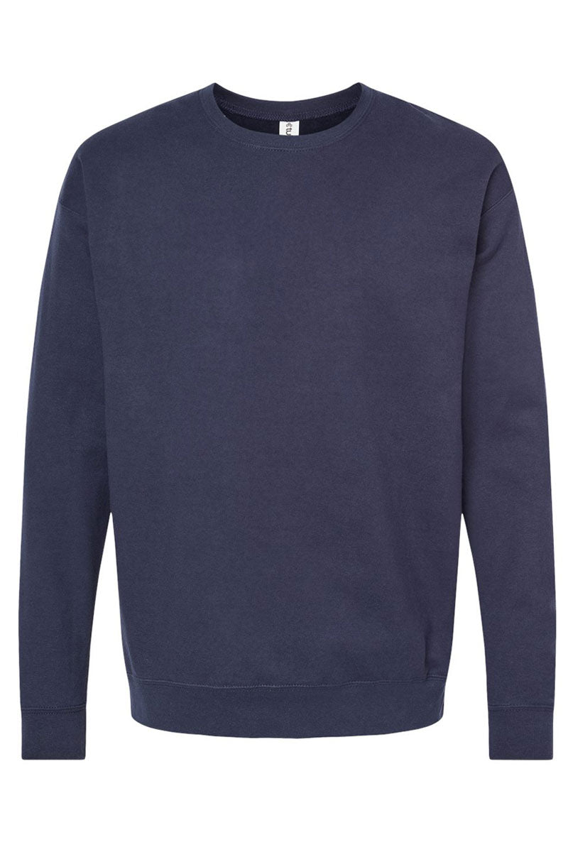 Unisex Auburn Textured Vinyl Soft Fleece Graphic Crewneck