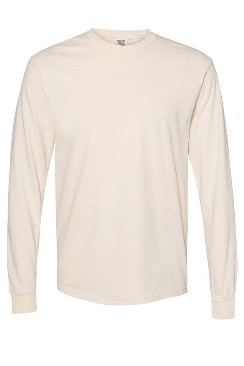 Cozy Merry And Bright Coquette Bow Heavyweight Long Sleeve T-Shirt in Comfort Colors