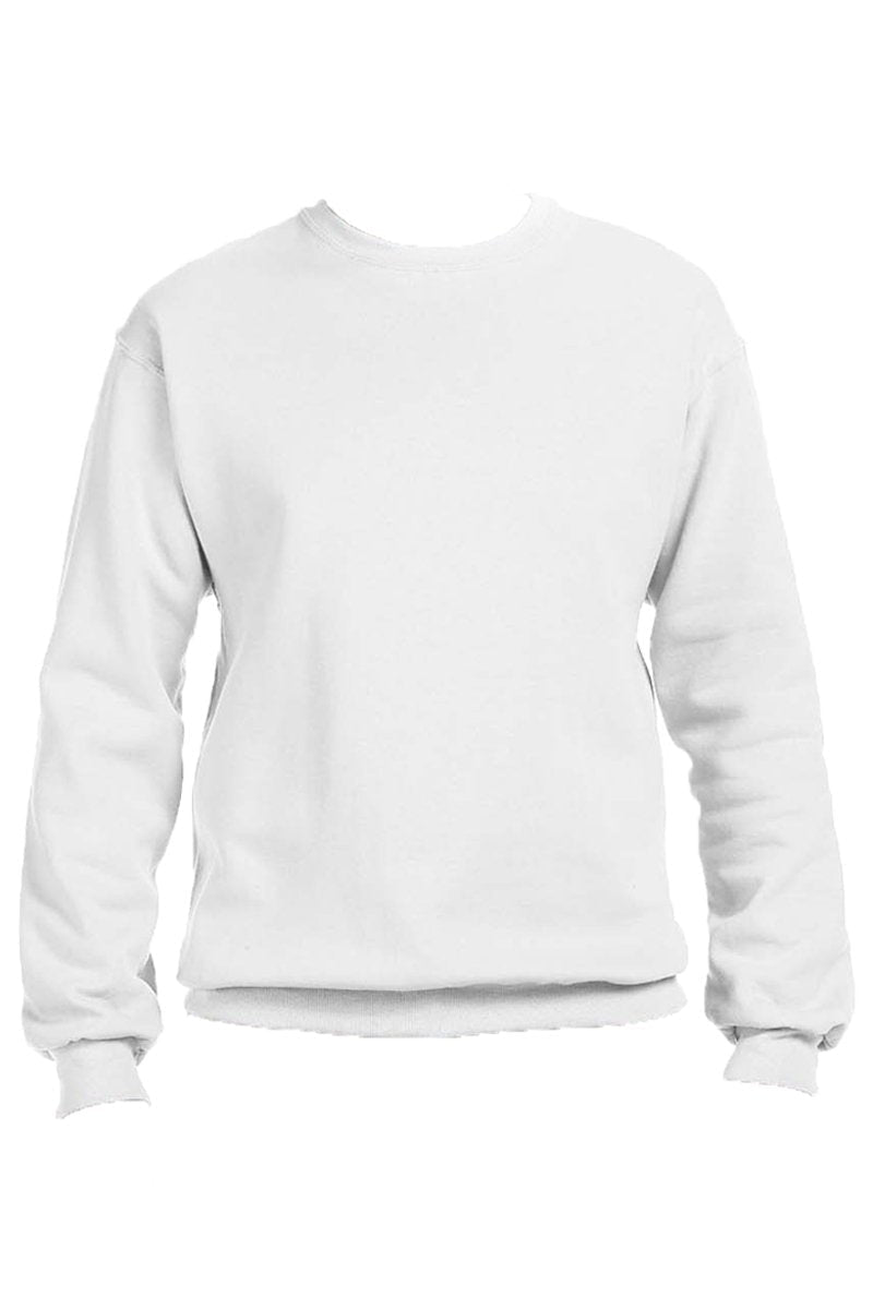 Unisex Checkerboard Design Happy NuBlend Crew Neck Sweatshirt for All Ages
