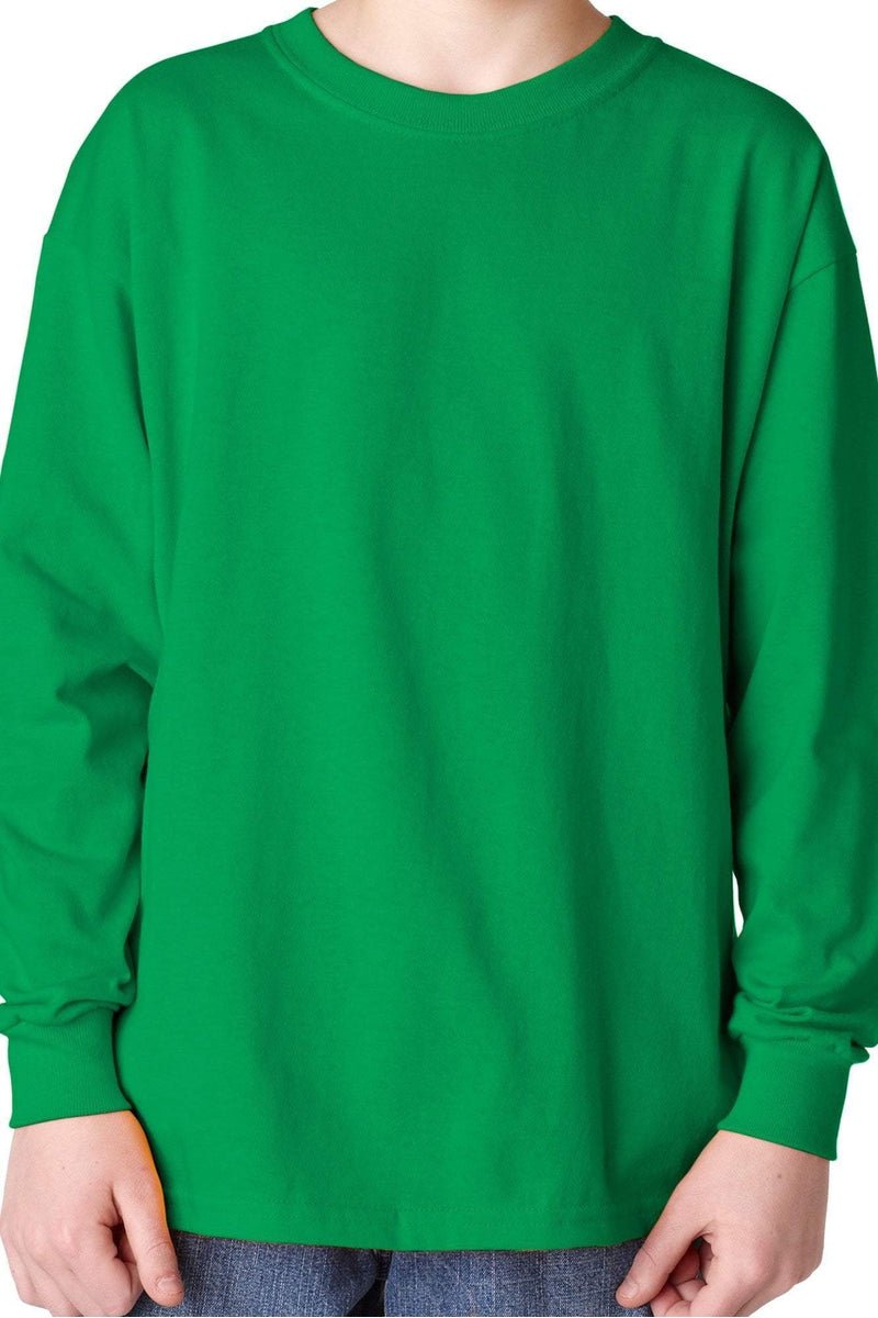Gildan Youth Relaxed Long Sleeve Casual T-Shirt - Select Your Preferred Color