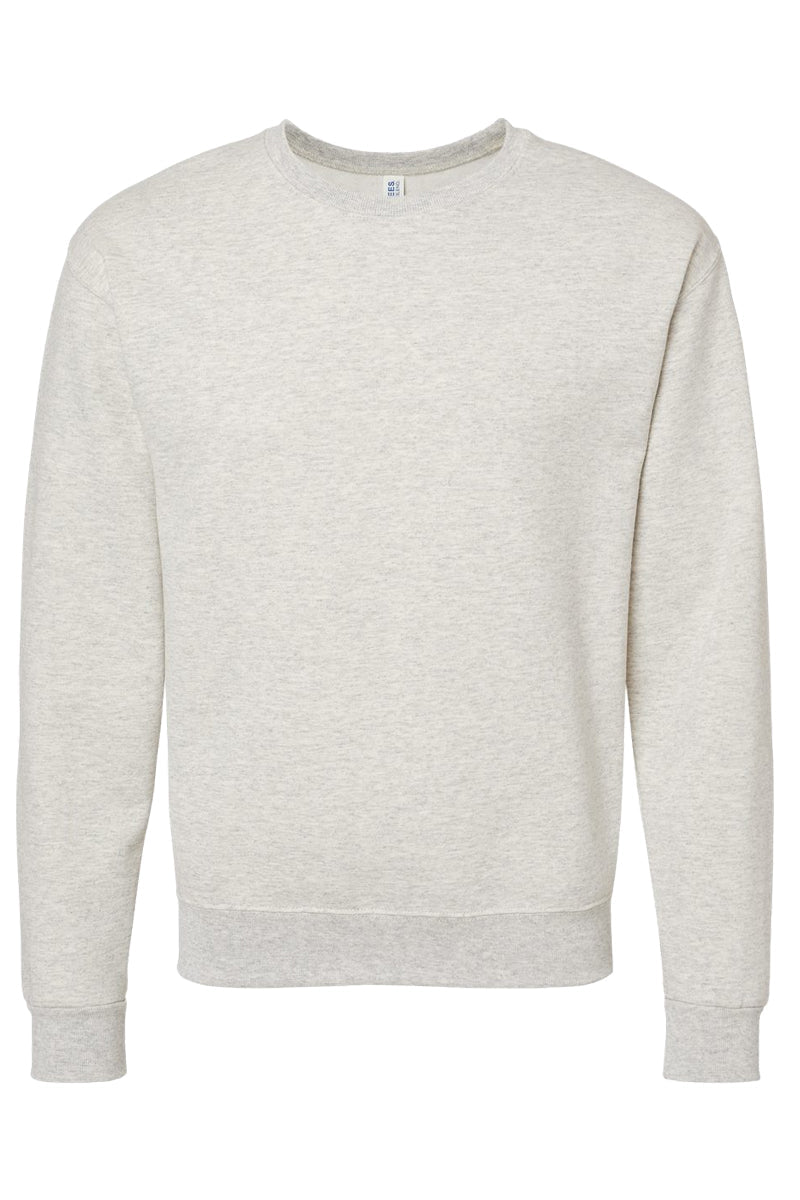 Unisex Checkerboard Design Happy NuBlend Crew Neck Sweatshirt for All Ages