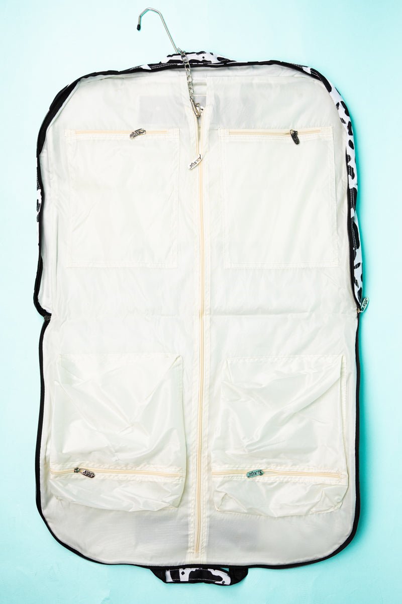 NGIL Soft Canvas 39-Inch Deja Moo Garment Bag for Weekend Trips