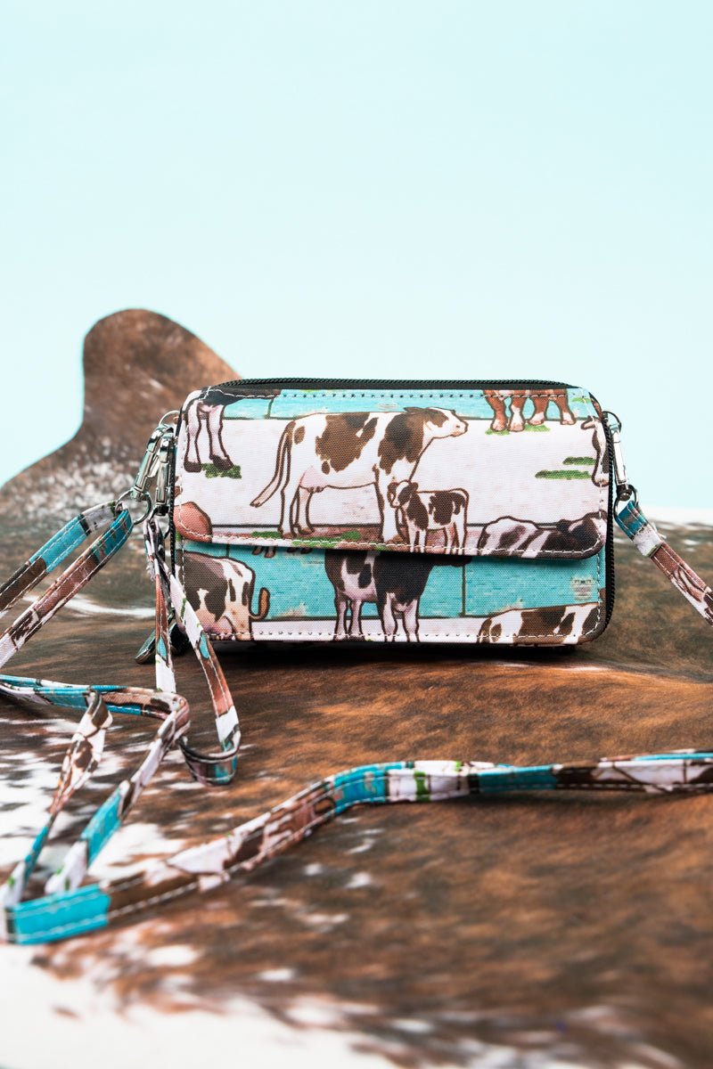 NGIL Have You Herd Versatile Crossbody Organizer Clutch Wallet