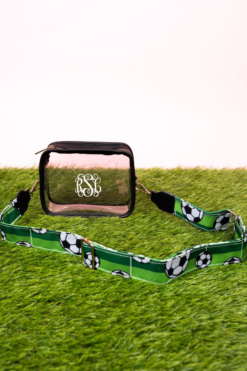 NGIL Transparent Stadium Clear Bag with Fun-Printed Strap for All Your Adventures