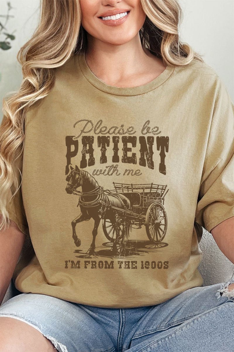 Vintage 1900s Style Short Sleeve Relaxed Fit Unisex T-Shirt