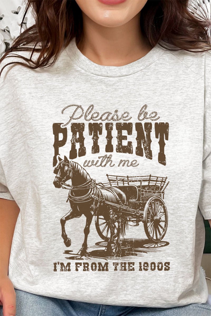 Vintage 1900s Style Short Sleeve Relaxed Fit Unisex T-Shirt
