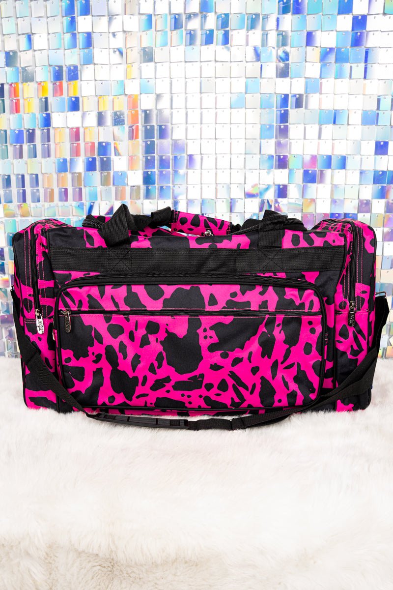 NGIL Striking Hot Pink Travel Duffle Bag Ideal for Short Journeys - Size 23