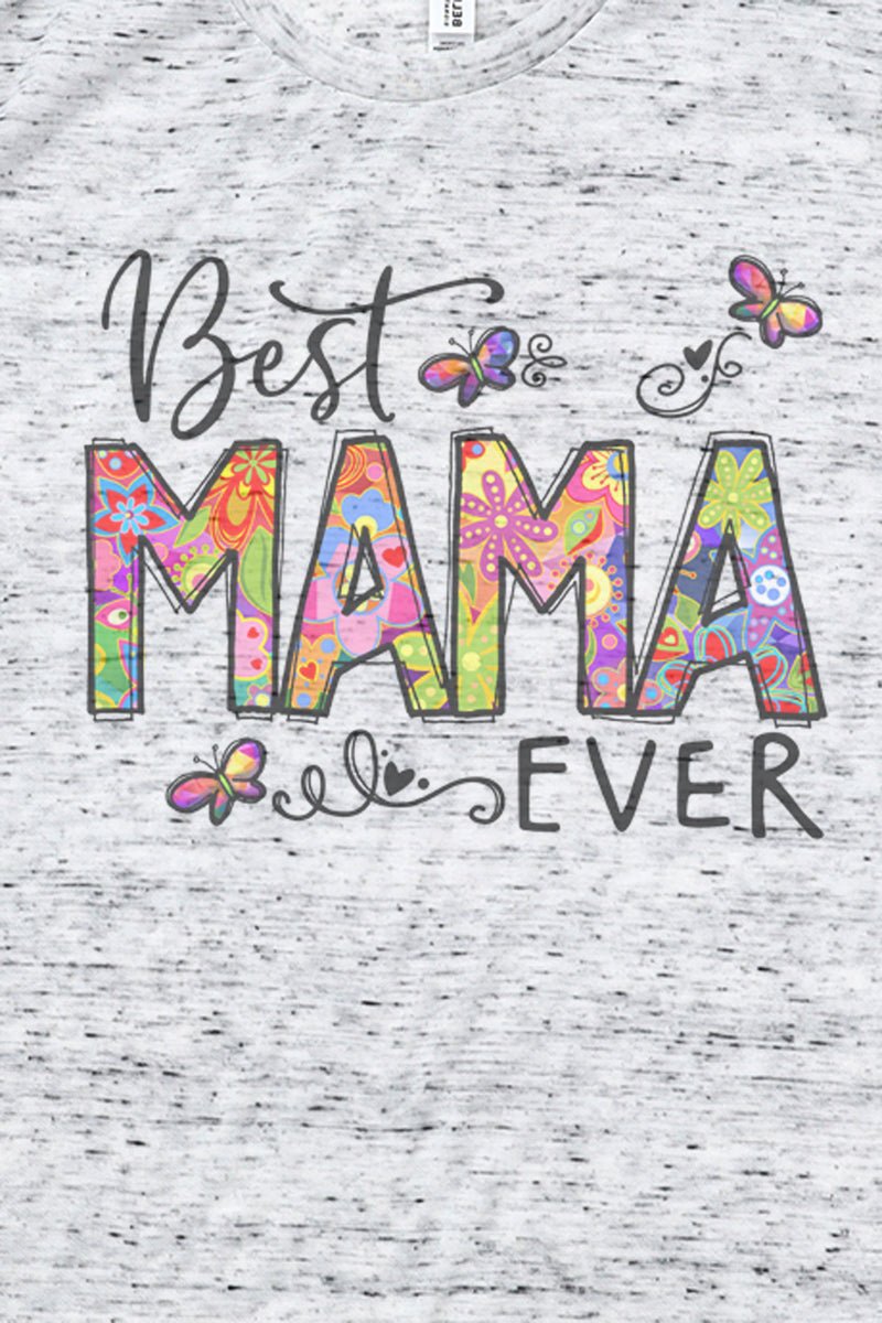Best Floral Short Sleeve Unisex T-Shirt for Moms