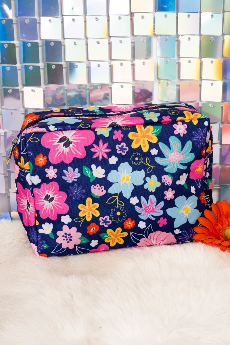 Stylish Padded NGIL Garden Gala Cosmetics and Jewelry Storage Case