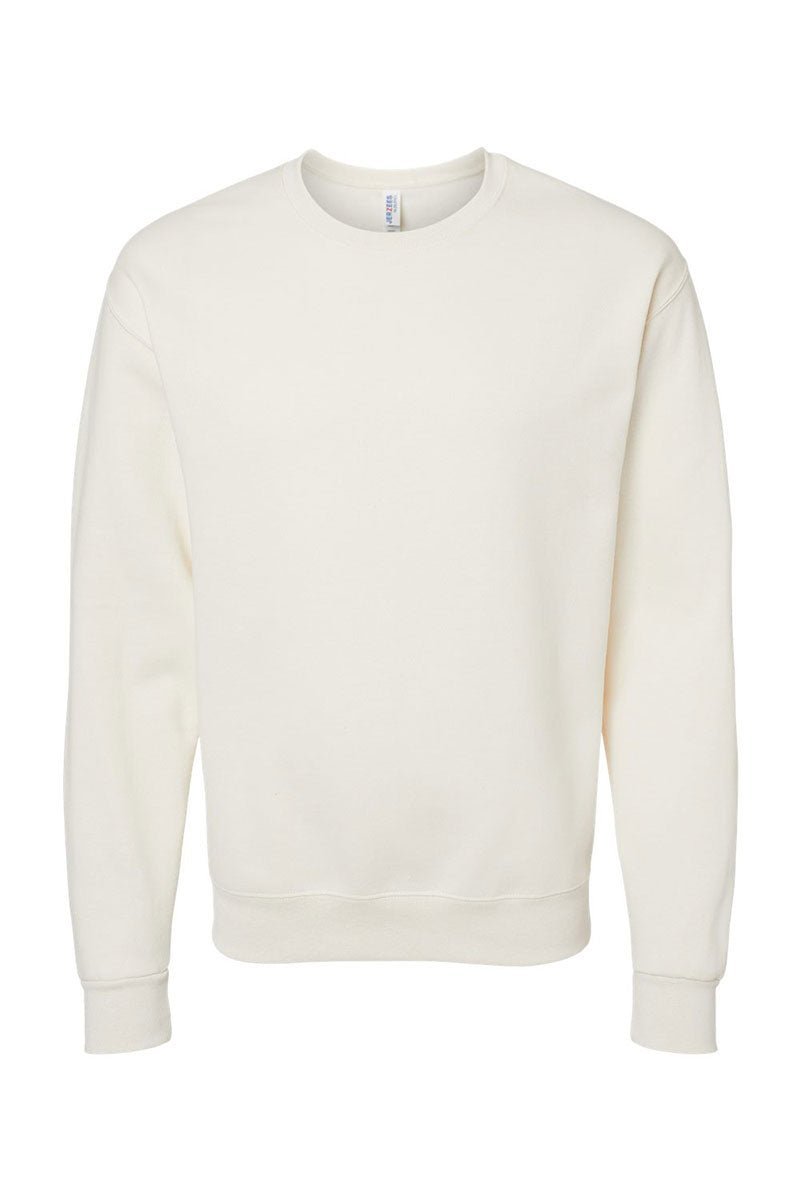 Unisex NuBlend Crew Sweatshirt with Faux Patchwork Paw Design