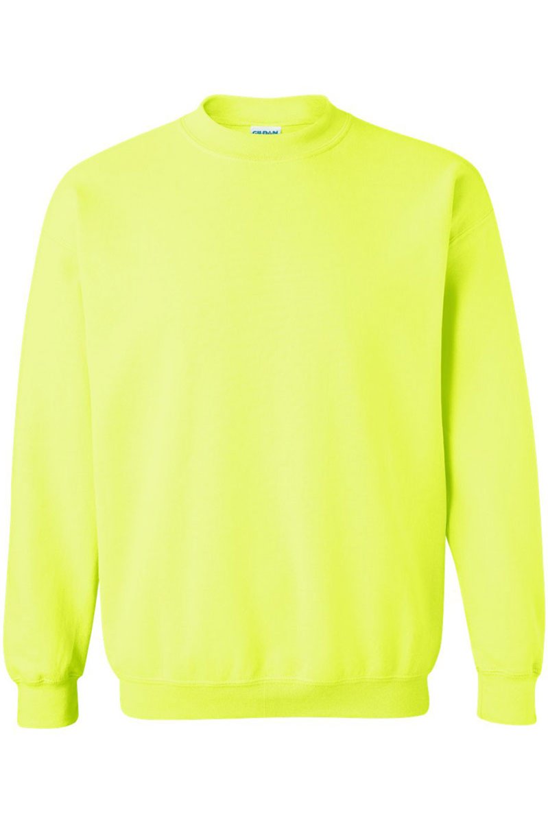 Neon Lightning Bolt Checkered Heavy - weight Crew Sweatshirt for Moms with Relaxed Fit
