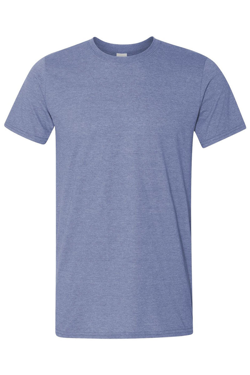 Adult Softstyle Field Be Happy Softball Graphic T-Shirt for Joyful Wearers