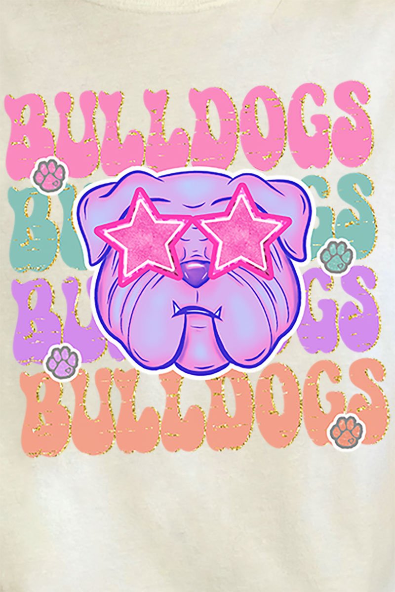 Adult Comfort Colors Bulldog Spirit Ring-Spun Cotton Graphic T-Shirt for a Stylish and Comfortable Look