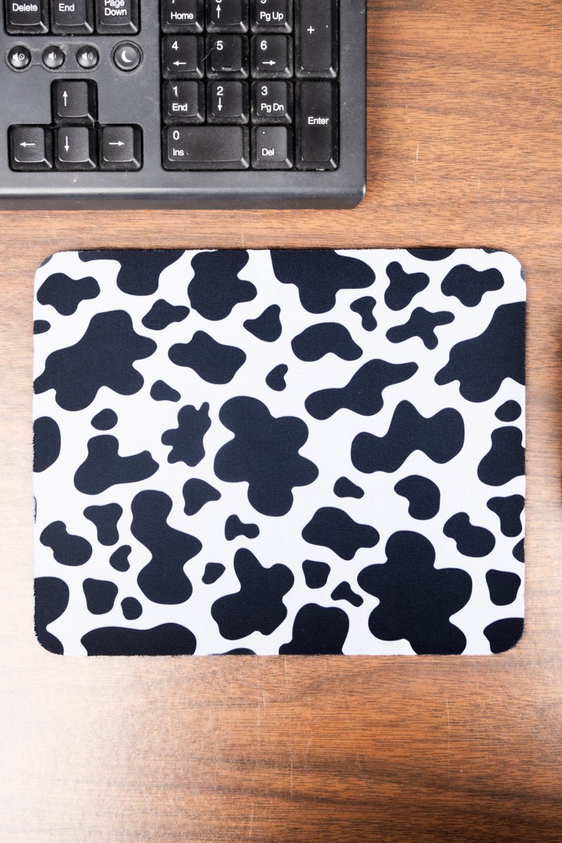 Cassie Cow Themed Square Computer Mousepad for Workspace Upgrade