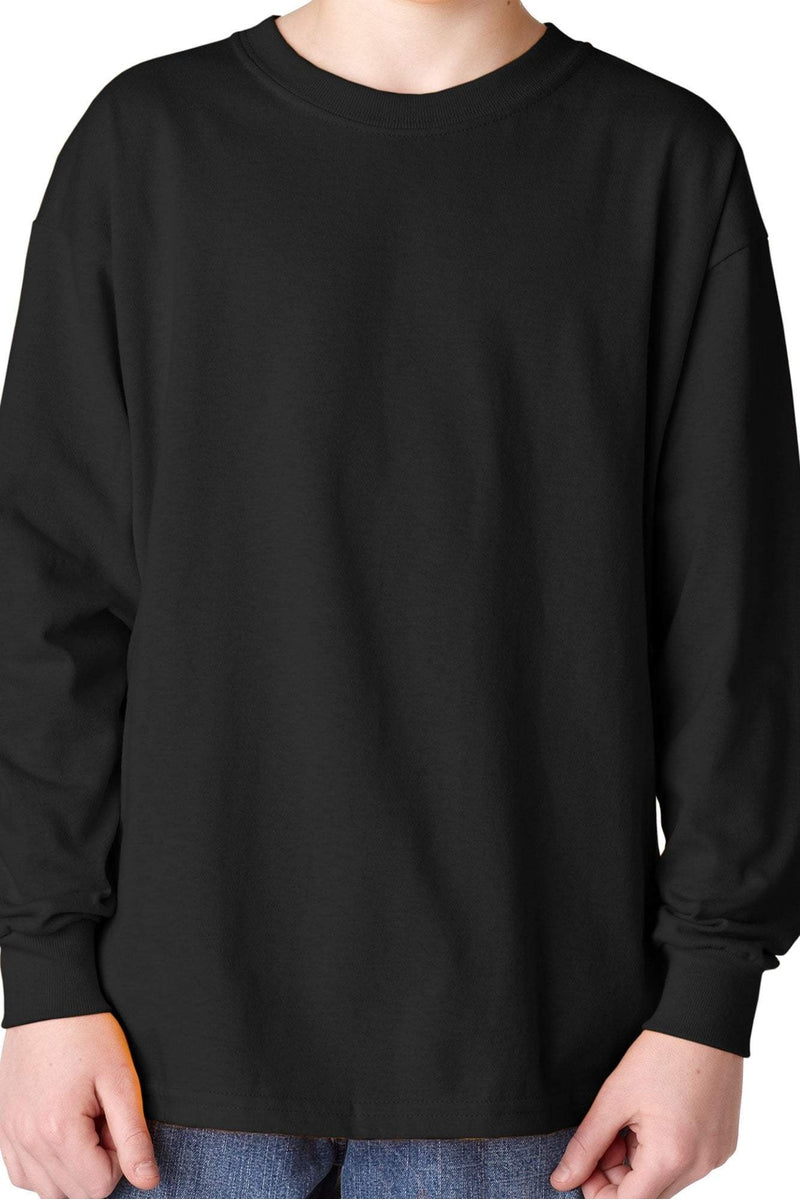 Gildan Youth Relaxed Long Sleeve Casual T-Shirt - Select Your Preferred Color