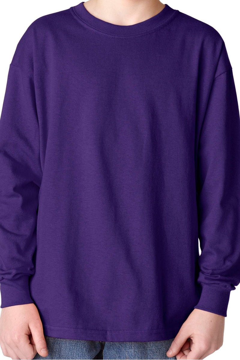 Gildan Youth Relaxed Long Sleeve Casual T-Shirt - Select Your Preferred Color