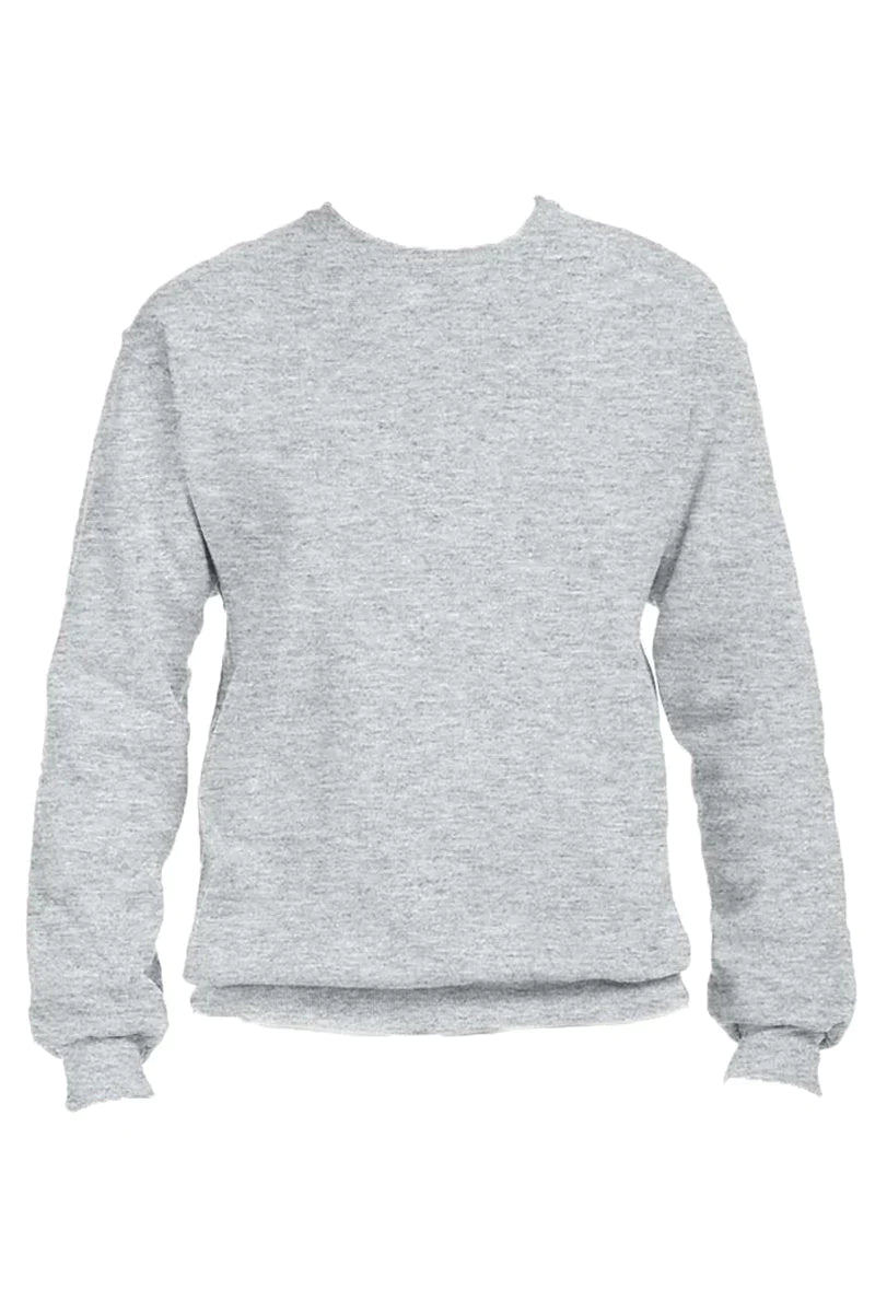 Unisex NuBlend Crew Faux Sequin Graphic Heat Transfer Sweatshirt for All Seasons