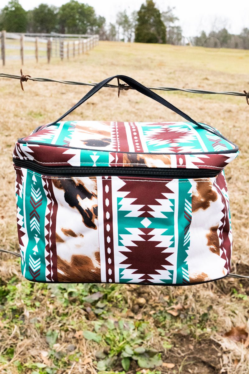Stylish NGIL Highland Mesa Soft Canvas Train Case for Travel and Home
